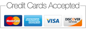 All major credit/debit cards accepted